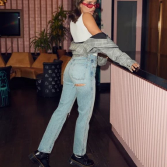 EX-BOYFRIEND REVICE STRAIGHT LEG JEANS NWT - Picture 4 of 12